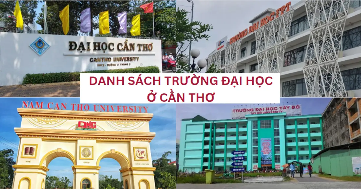 Danh sách trường Đại học ở Cần Thơ cập nhật năm 2026