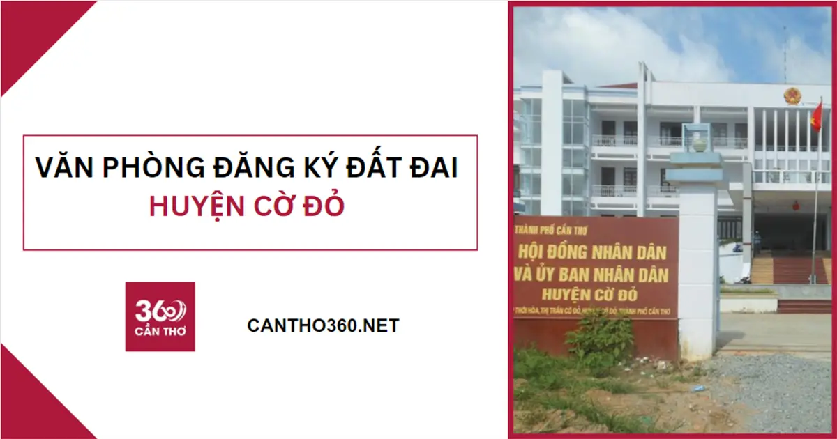Chi nhánh văn phòng đăng ký đất đai khu vực VIII - Cần Thơ 2026