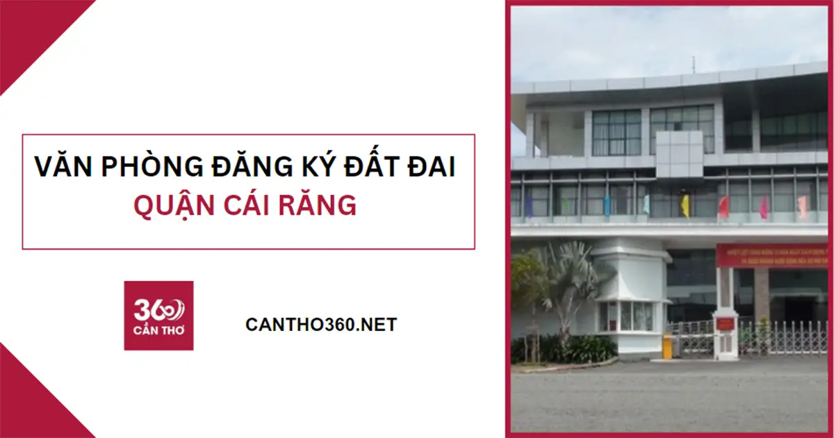 Chi nhánh văn phòng đăng ký đất đai Khu vực III - Cần Thơ 2026