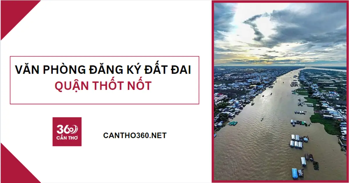 Chi nhánh văn phòng đăng ký đất đai Khu vực V - Cần Thơ 2026