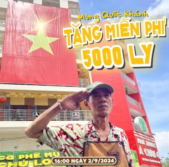 Chương trình khuyến mãi Cà Phê Muối Chú Long
