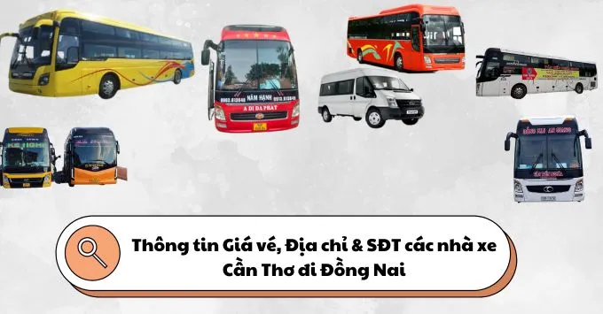 Giá vé, địa chỉ, SĐT nhà xe Cần Thơ đi Đồng Nai năm 2026