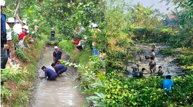 Thử thách tát mương bắt cá Trải nghiệm làm nông dân miệt vườn