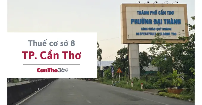 Địa chỉ, Số điện thoại Thuế cơ sở 8 TP. Cần Thơ năm 2026